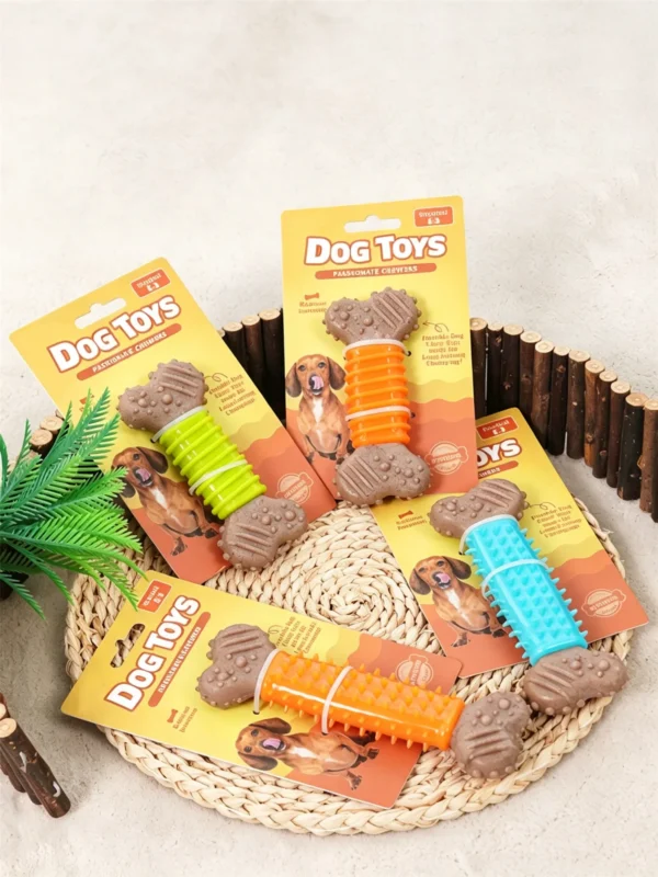 Realistic Dog Bone Chew Toy – Tough for Aggressive Chewers