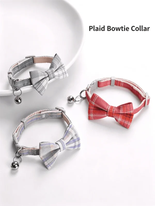 Bow Bell Collar for Small Cats and Dogs – Cute & Adjustable