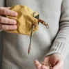 Canvas Drawstring Bag for Dog Food Storage