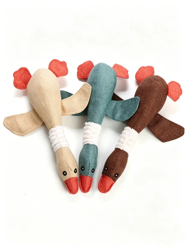 图片信息 (5)_副本-compressed Squeaky Big Goose Plush Toy for Pets – Soft & Cuddly