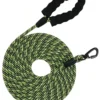 Reflective Anti-Pull Dog Leash – Heavy-Duty Nylon, 59–118″