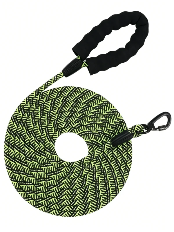 Reflective Anti-Pull Dog Leash – Heavy-Duty Nylon, 59–118″