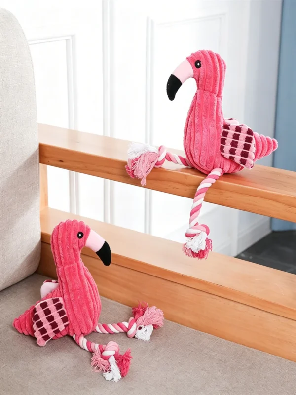图片信息 (6)_副本-compressed Squeaky Flamingo Plush Toy for Pets – Soft & Cuddly