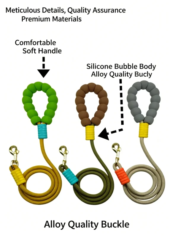 图片信息 (6)_副本-compressed Reflective Anti-Pull Dog Leash – Heavy-Duty Nylon, 59–118″