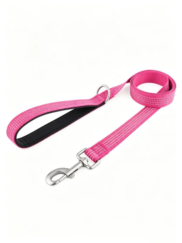 Heavy-Duty Reflective Chain Leash – Anti-Pull 59.8″