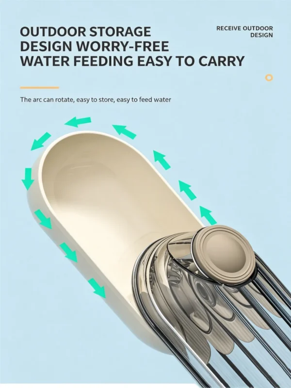 图片信息 (6)_副本-compressed 2-in-1 Outdoor Water & Food Cup – 9.5 oz Water & 4 oz Food