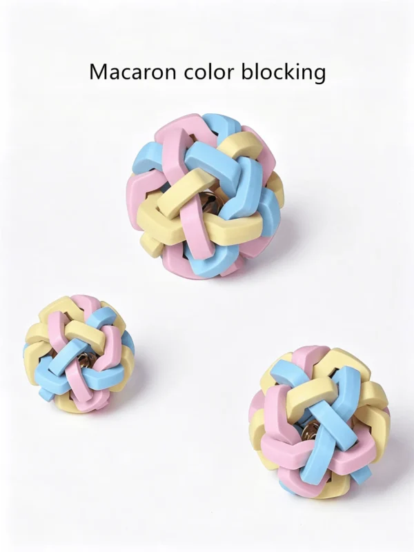 图片信息 (6)_副本_compressed Woven Macaron Jingle Chew Ball for Dogs