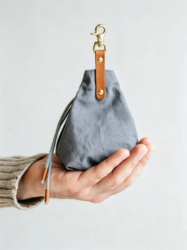 Canvas Drawstring Bag for Dog Food Storage