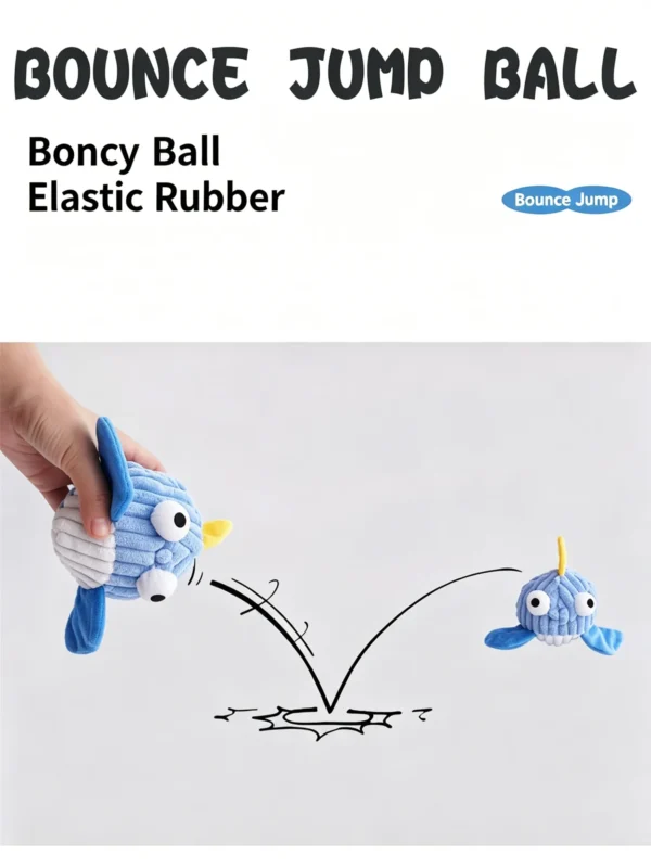 Squeaky Plush Puppy Chew Toy – Teething & Sound