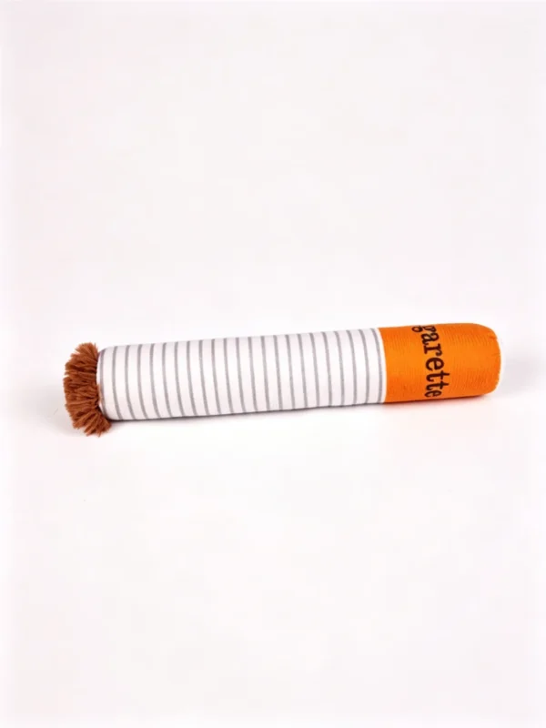 Realistic Cigarette Plush Toy for Pets – Soft Novelty Chew Toy