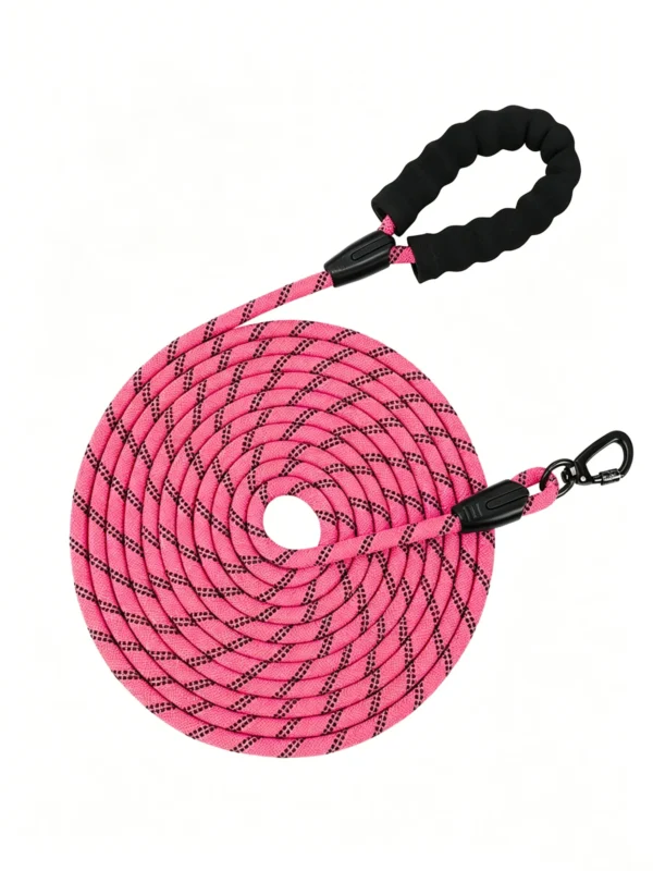 Reflective Anti-Pull Dog Leash – Heavy-Duty Nylon, 59–118″