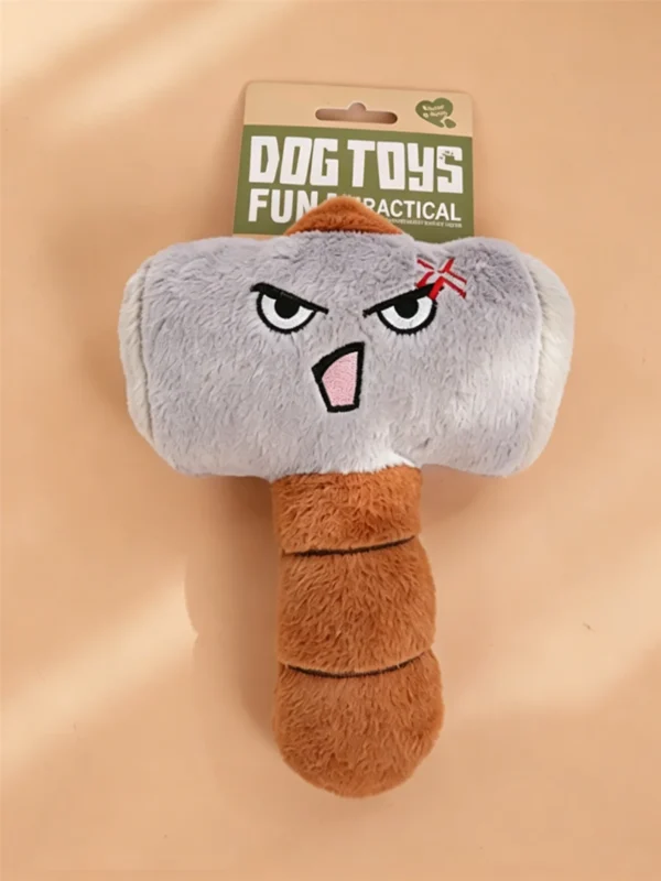 Soft Plush Dog Toy for Gnawing and Chewing – Playful Design