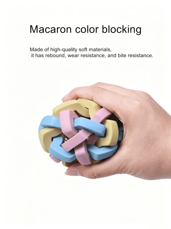 图片信息_副本_compressed Woven Macaron Jingle Chew Ball for Dogs