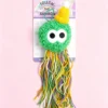 Catnip Pom Pom Plush Toy – Colorful, Soft & Fun for Indoor Cats