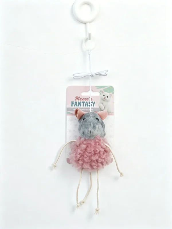 Catnip Plush Mouse Toy – Little Mouse Design for Indoor Cats