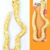 Catnip Snake Striped Plush Toy – for Kicking & Pouncing