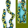 Catnip Snake Striped Plush Toy – for Kicking & Pouncing