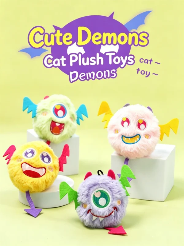 Demon Elf Toy with Sound – Plush, Talking, for Cats & Dogs