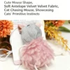 Catnip Plush Mouse Toy – Little Mouse Design for Indoor Cats