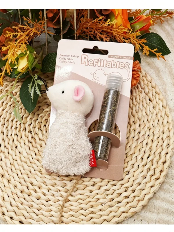 Mint Grass 2-in-1 Hamster Chew Toy – for Small Animals