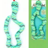 Catnip Snake Striped Plush Toy – for Kicking & Pouncing