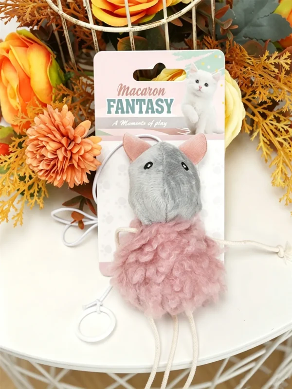 Catnip Plush Mouse Toy – Little Mouse Design for Indoor Cats