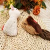 Mint Grass 2-in-1 Hamster Chew Toy – for Small Animals