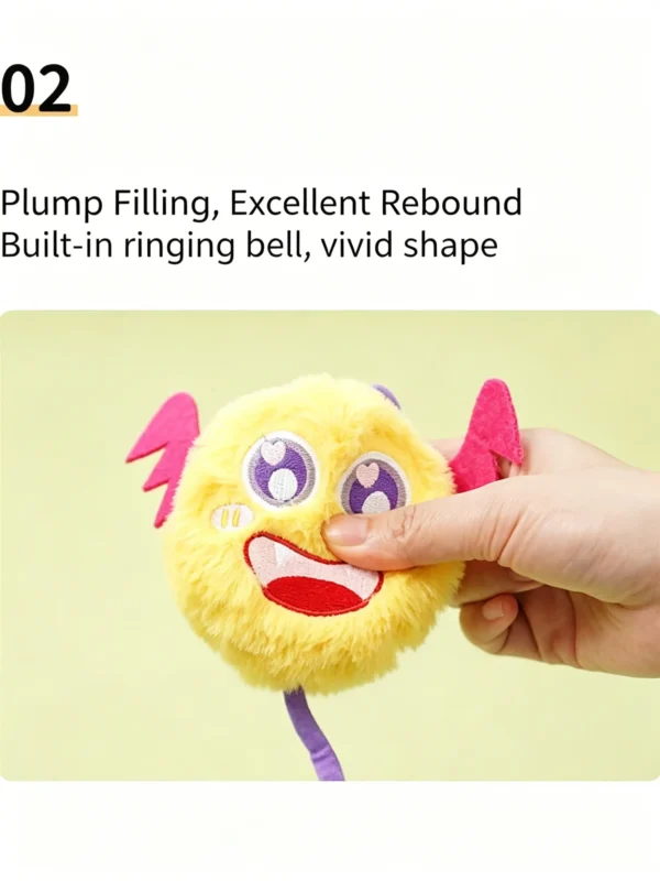 Demon Elf Toy with Sound – Plush, Talking, for Cats & Dogs