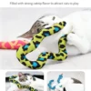 Catnip Snake Striped Plush Toy – for Kicking & Pouncing