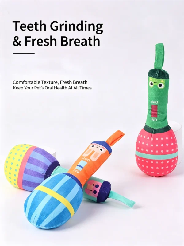 Squeaky Microphone Plush Toy for Pets – Novelty Sound Toy