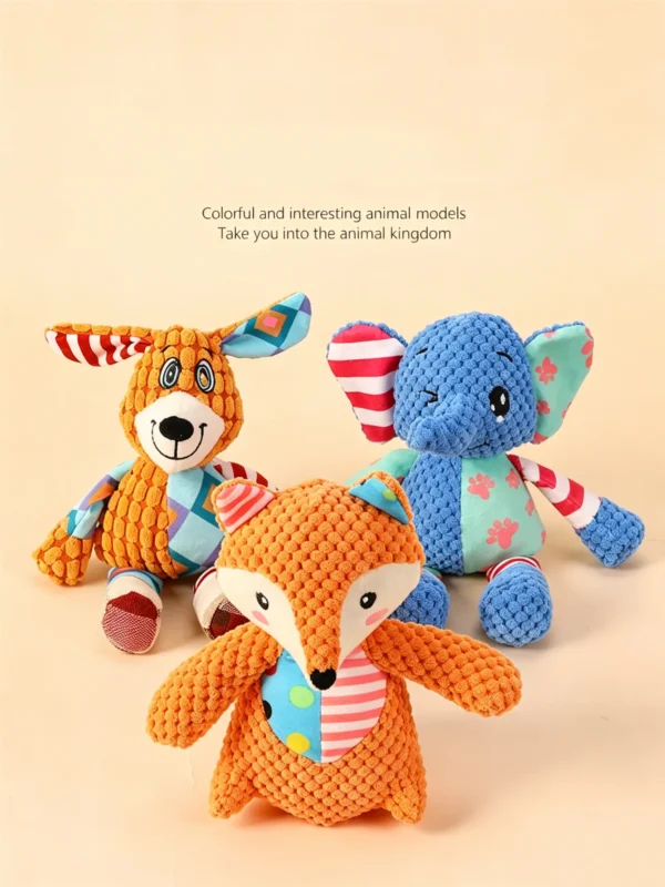 Squeaky Animal-Shaped Plush Toy for Pets – Soft & Fun