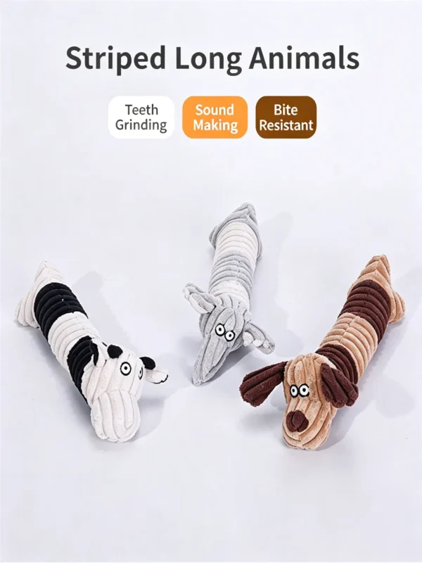 Squeaky Animal Plush Toy for Pets – Soft & Fun