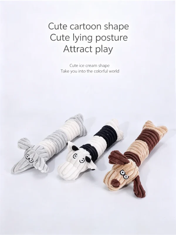 Squeaky Animal Plush Toy for Pets – Soft & Fun