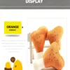 Squeaky Chicken Drumstick Plush Toy for Cats