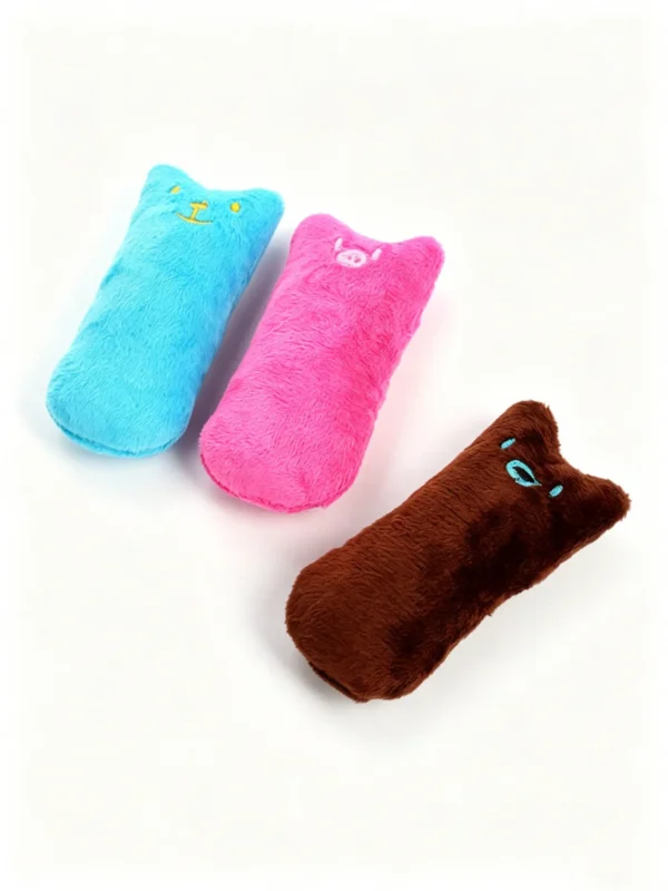 Thumb-Shaped Catnip Plush Toy – Soft & Silly