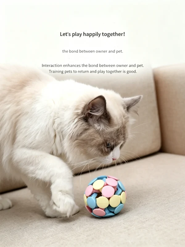 图片处理与翻译 (1)_副本-compressed Tricolor Macaron Woven Ball with Jingle Bell – Cat Toy