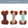 Squeaky Bone Plush Toy for Dogs