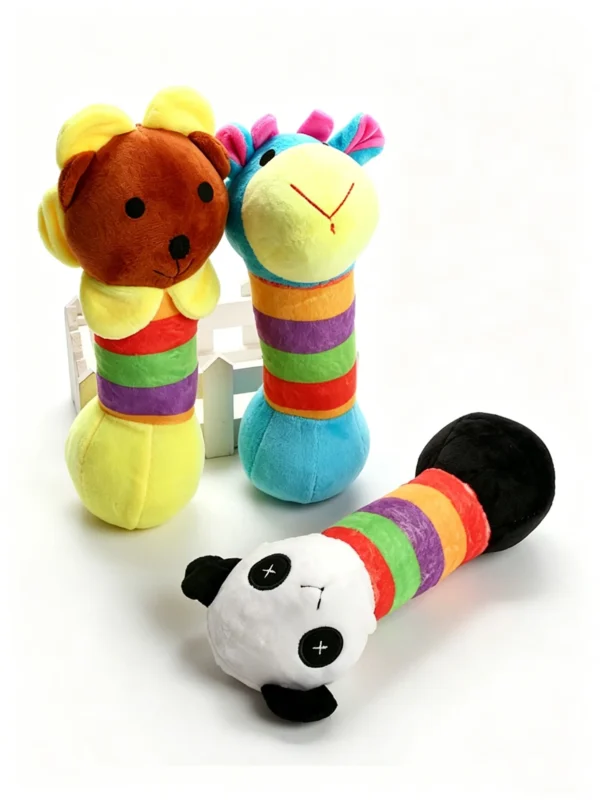 Squeaky Plush Chew Toy for Pets – Soft & Interactive