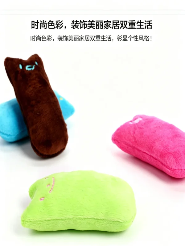 Thumb-Shaped Catnip Plush Toy – Soft & Silly