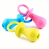 Pacifier-shaped toy with a bell