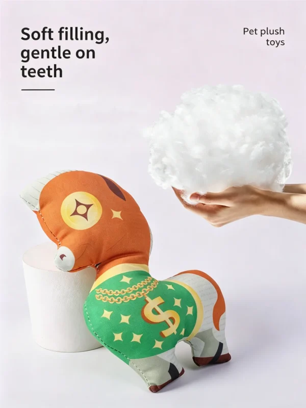 Little Pony Squeaky Plush Cat Toy