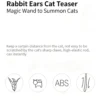 Feather Jingle Bell Cat Teaser Wand