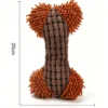 Squeaky Bone Plush Toy for Dogs