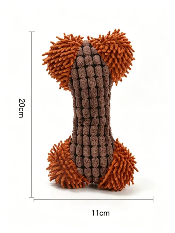 Squeaky Bone Plush Toy for Dogs