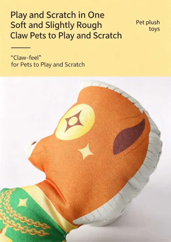 Little Pony Squeaky Plush Cat Toy