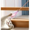Feather Jingle Bell Cat Teaser Wand