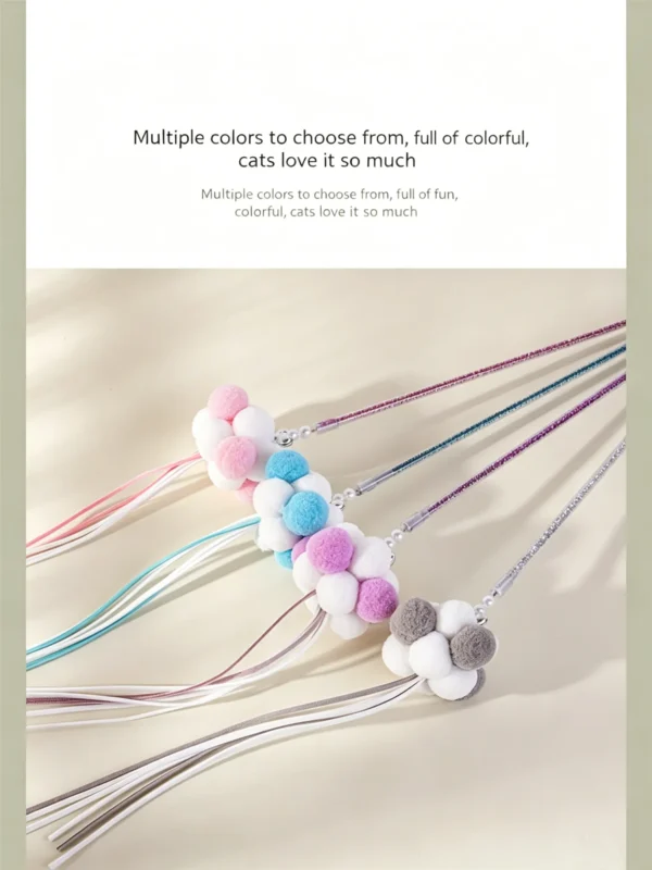 Cat Teaser Wand with Jingle Bell – Interactive Toy for Cats