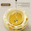 Wobble Treat Dispenser Cat Toy – Spinner for Play & Feed