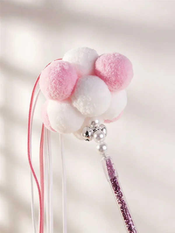 Cat Teaser Wand with Jingle Bell – Interactive Toy for Cats