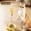 Wobble Treat Dispenser Cat Toy – Spinner for Play & Feed
